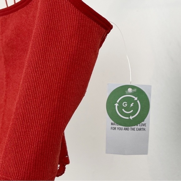 NWT Gilly Hicks Seamless Lace Back Double Strap Ribbed Bralette - Picture 8 of 10